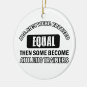 Design voor atletische opleiders keramisch ornament (Links)