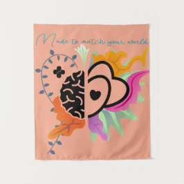 Design voor elke persoonlijkheid en passie wandkleed