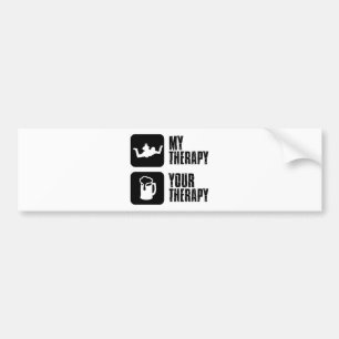 Design voor het duiken van wolfskuiken bumpersticker