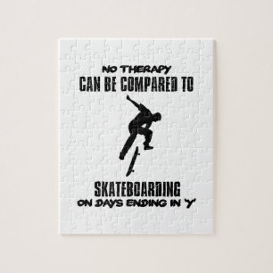 design voor het koel- en trendskateboarden legpuzzel