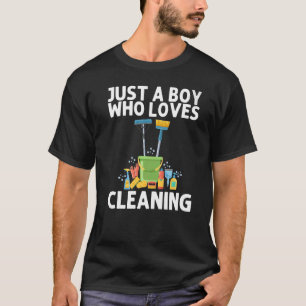 Design voor het reinigen van Mannen van jongens T-shirt