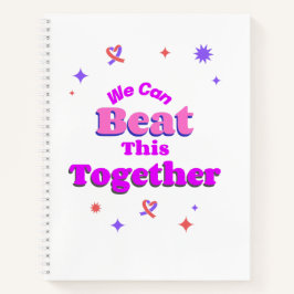 design voor het verslaan van borstkanker notitieboek