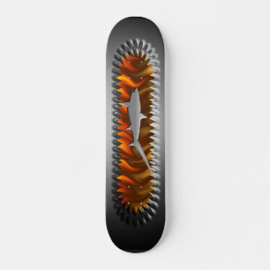 Design voor kettinghaaienschaarplaat skateboard