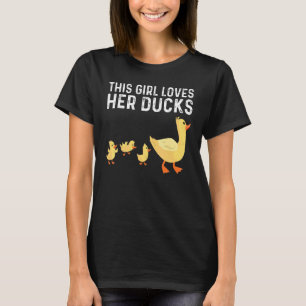 Design voor meisjes Kinder Boerderij Ducking Owner T-shirt