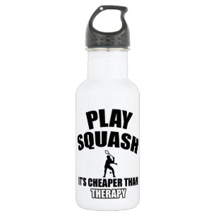 Design voor Squash-speler Waterfles