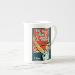 Design White Bone China Mok Vrouwen 4 Bernie