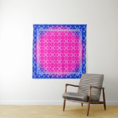 Design with abstract hand drawn geometric pattern  wandkleed (In situ)