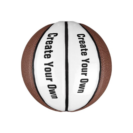 Design Your Ewn :-) - Aangepaste Mini Basketball Basketbal (Verticaal)