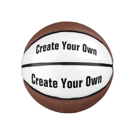 Design Your Ewn :-) - Aangepaste Mini Basketball Basketbal (Voorkant)