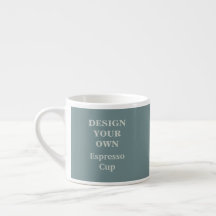 Design Your Ewn Espresso Cup - Blauwgroen