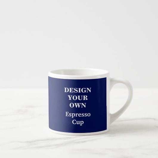 Design Your Ewn Espresso Cup - Blue Kop (Rechts)