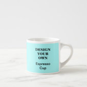 Design Your Ewn Espresso Cup - Light Blue Espresso Kop (Rechts)