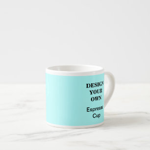 Design Your Ewn Espresso Cup - Light Blue Kop