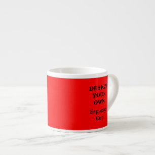 Design Your Ewn Espresso Cup - Red Kop