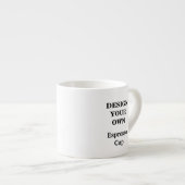 Design Your Ewn Espresso Cup - White Espresso Kop (Voorkant rechts)