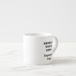 Design Your Ewn Espresso Cup - White Kop