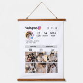 Design Your Own 7 Photo Collage Hangend Wandkleed (Voorkant)