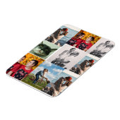 Design Your Own 9 Photo Custom Collage Magneet (Linkerzijde)
