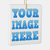 Design Your Own Ceramic Square Ornament (Rechts)