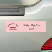 Designated Driver Bumper Sticker (En voiture)