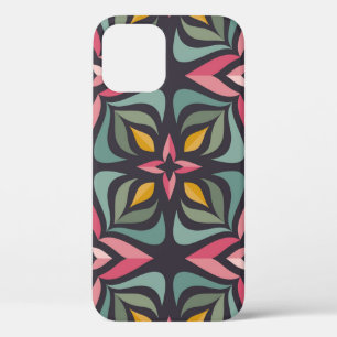 DesignBackground - flowers en leaves. Oraal karakt iPhone 12 Hoesje