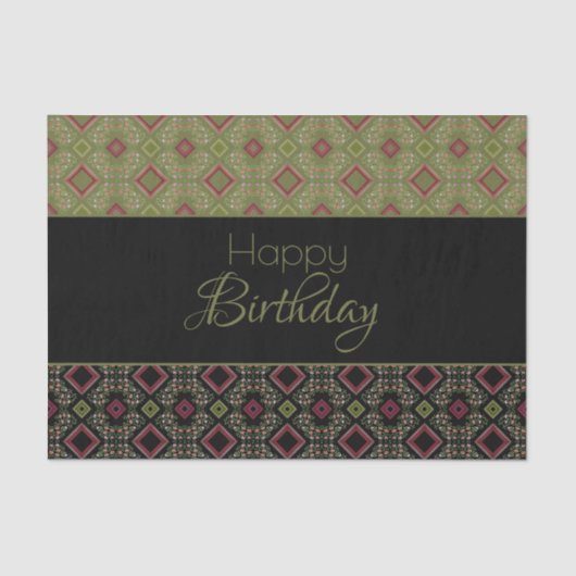 Designer Birthday Tissue Tissuepapier (Voorkant)