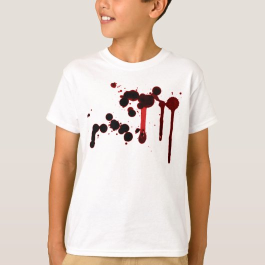 Designer Blood Splatter T-shirt (Voorkant)