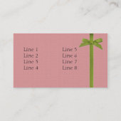 Designer Business - Cartes de profil (Dos)