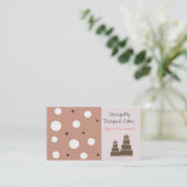 Designer Cakes Visitekaartje (Staand voorkant)