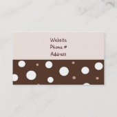 Designer Cakes Visitekaartje (Achterkant)