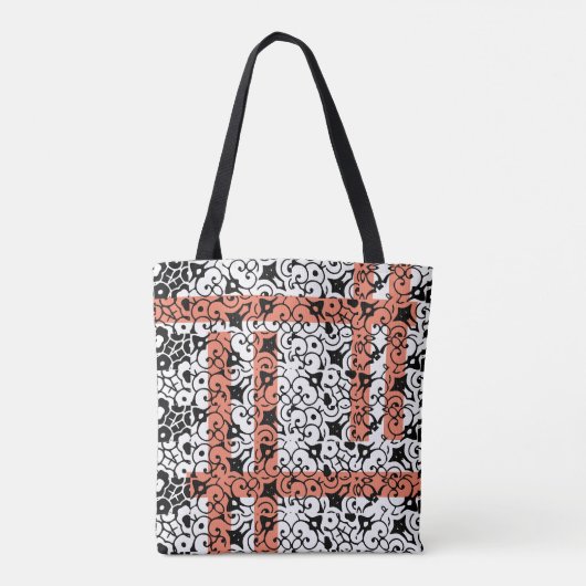 Designer Canvas tas (Achterkant)