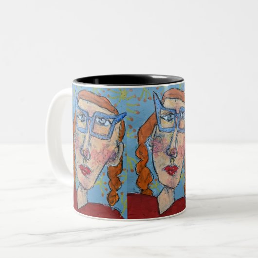 Designer Cat Eyes 11oz Mug (Devant gauche)
