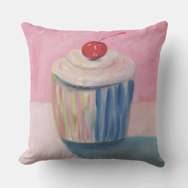 Designer Cupcake Coussins - Personnalisable - Cade (Recto)