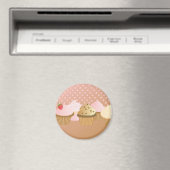 designer cupcakes magneet (Insitu (Vaatwasser))