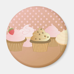 designer cupcakes magneet