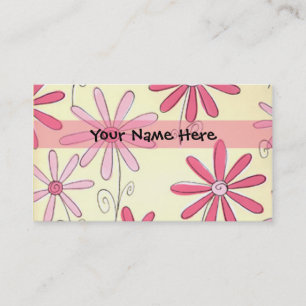 Designer Dames Profile Card Sjabloon Visitekaartje