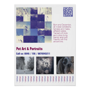 Designer Dog Great Dane Puppy Poster Perfect Poster
