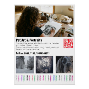 Designer Dog Great Dane Puppy Poster Perfect Poster