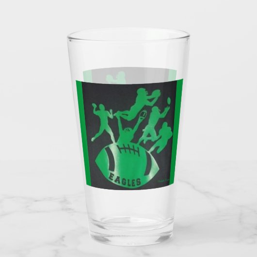 DESIGNER ELLES GLASCUP GLAS (Achterkant)