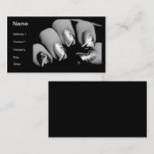 Designer Fingernagels Visitekaartje (Voorkant / Achterkant)