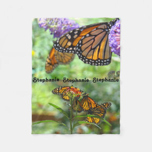 Designer Fleece Blankets Monarch Butterflies gifte Deken