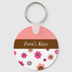 Designer Floral Sleutelhanger