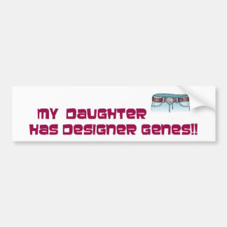Designer genen bumpersticker