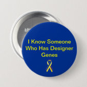 Designer genes Button (Voorkant /achterkant)