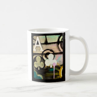 Designer GRAFFITI Coffee Poker Mok Ace of Clubs