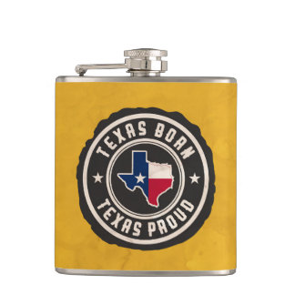 Designer Hip Flask - Texas Born Heupfles