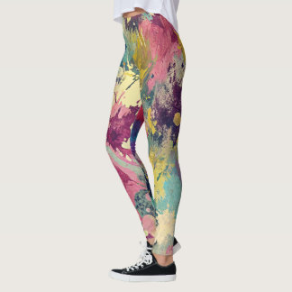 Designer-Leggings mit ausgefallenem Muster Leggings