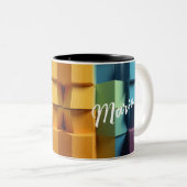 Designer Mug – Customizable Geometry Fusion (Devant droit)