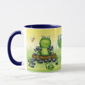 Designer Mug with frog characters design (Gauche)