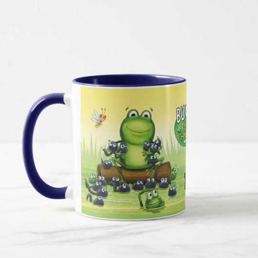 Designer Mug with frog characters design (Gauche)
